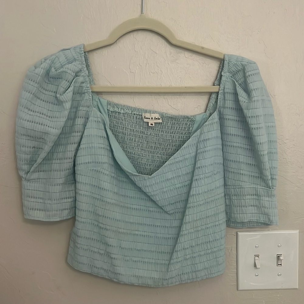 Aaron and Amber crop top